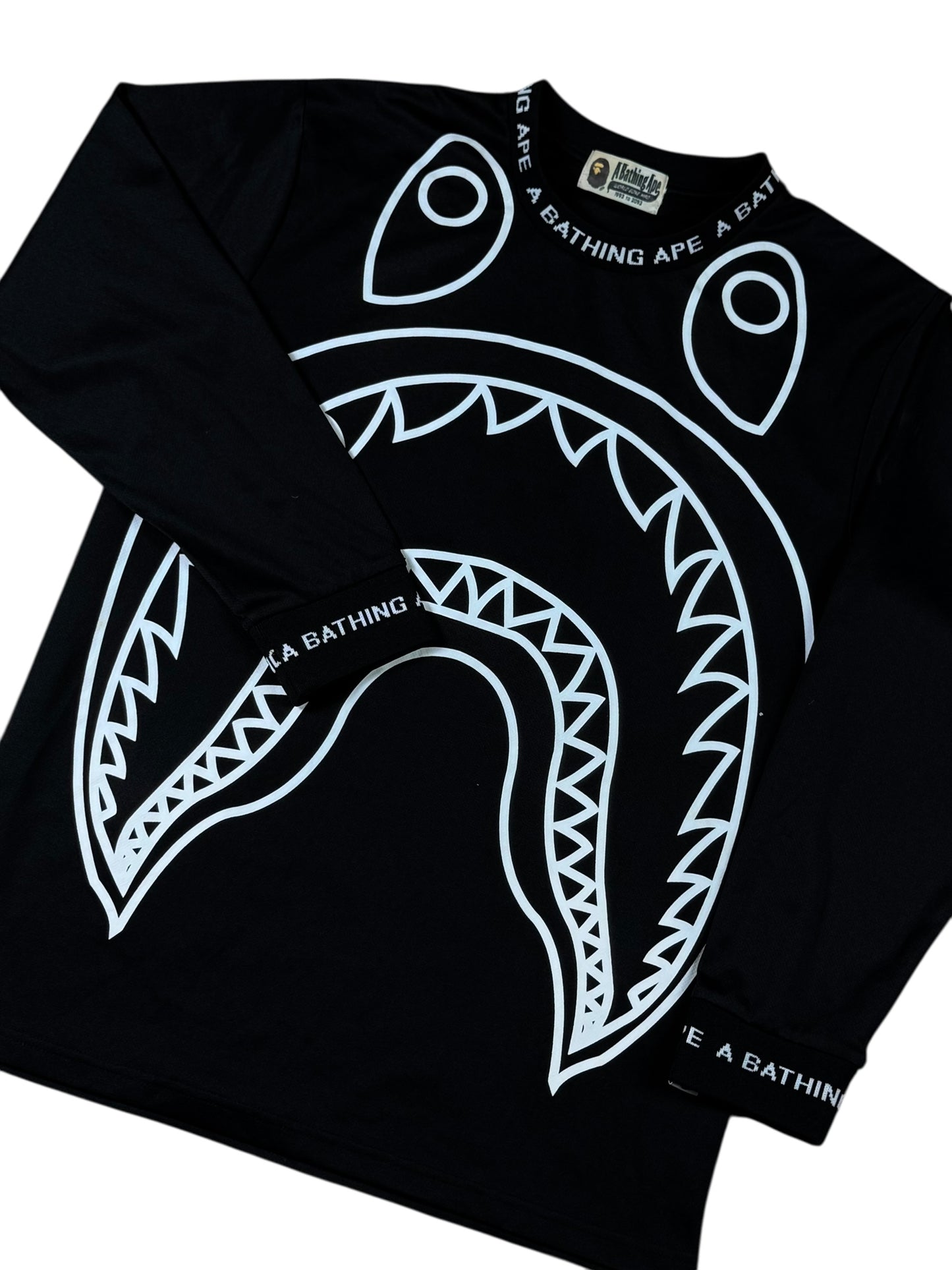 A Bathing Ape Big Shark Long Sleeve T-Shirt