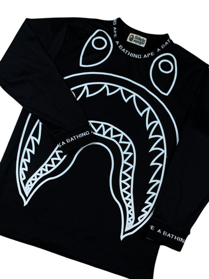 A Bathing Ape Big Shark Long Sleeve T-Shirt
