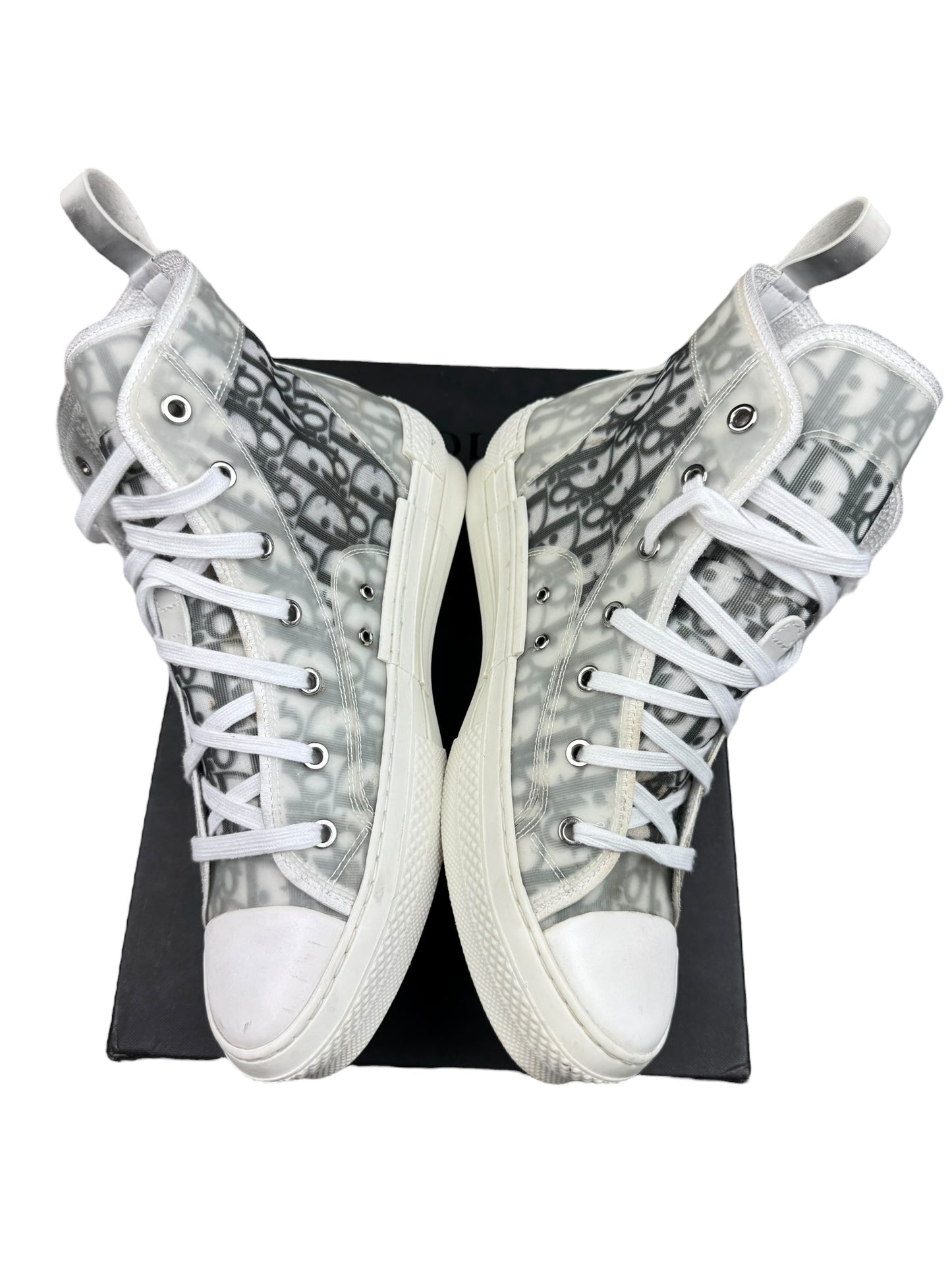 Christian Dior Monogram High Top Sneakers