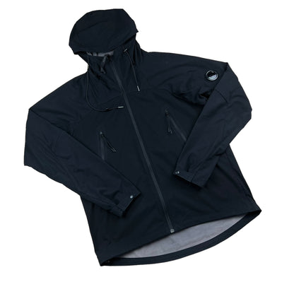 C.P. Company Black Pro Tek Lightweight Hooded Jacket