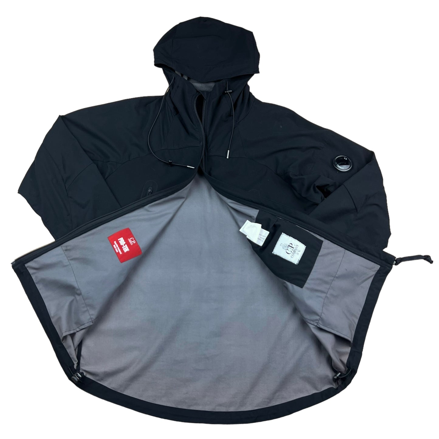 C.P. Company Black Pro Tek Lightweight Hooded Jacket