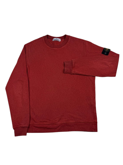 Stone Island Cotton Sweatshirt Red