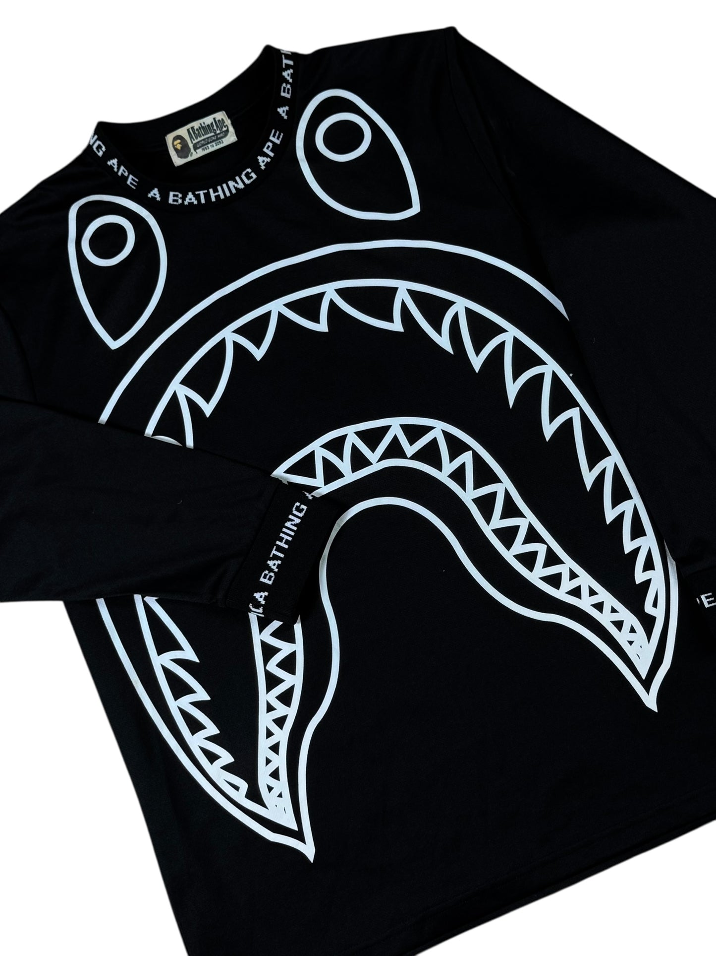 A Bathing Ape Big Shark Long Sleeve T-Shirt