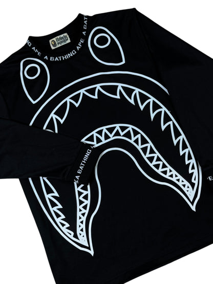A Bathing Ape Big Shark Long Sleeve T-Shirt