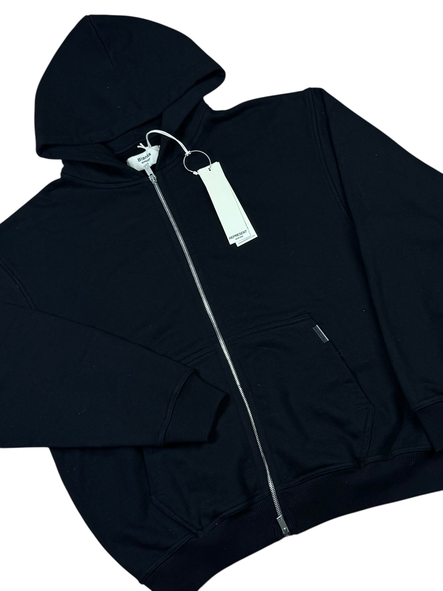 Represent Blank Zip Up Hoodie