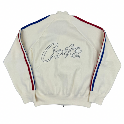 Corteiz Knit Zip Up - Off-White KO