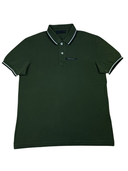 Prada Piqué Short Sleeve Polo Shirt