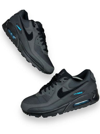 Nike Air Max 90 Dark Smoke Grey Laser Blue