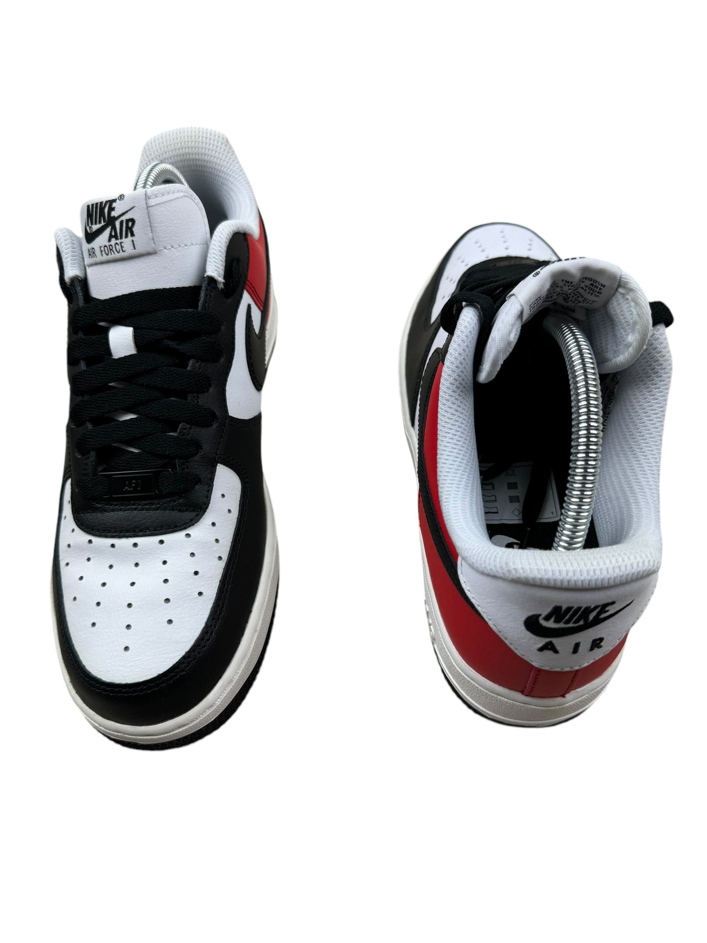 Nike By You Air Force 1 Low Black/White/Red