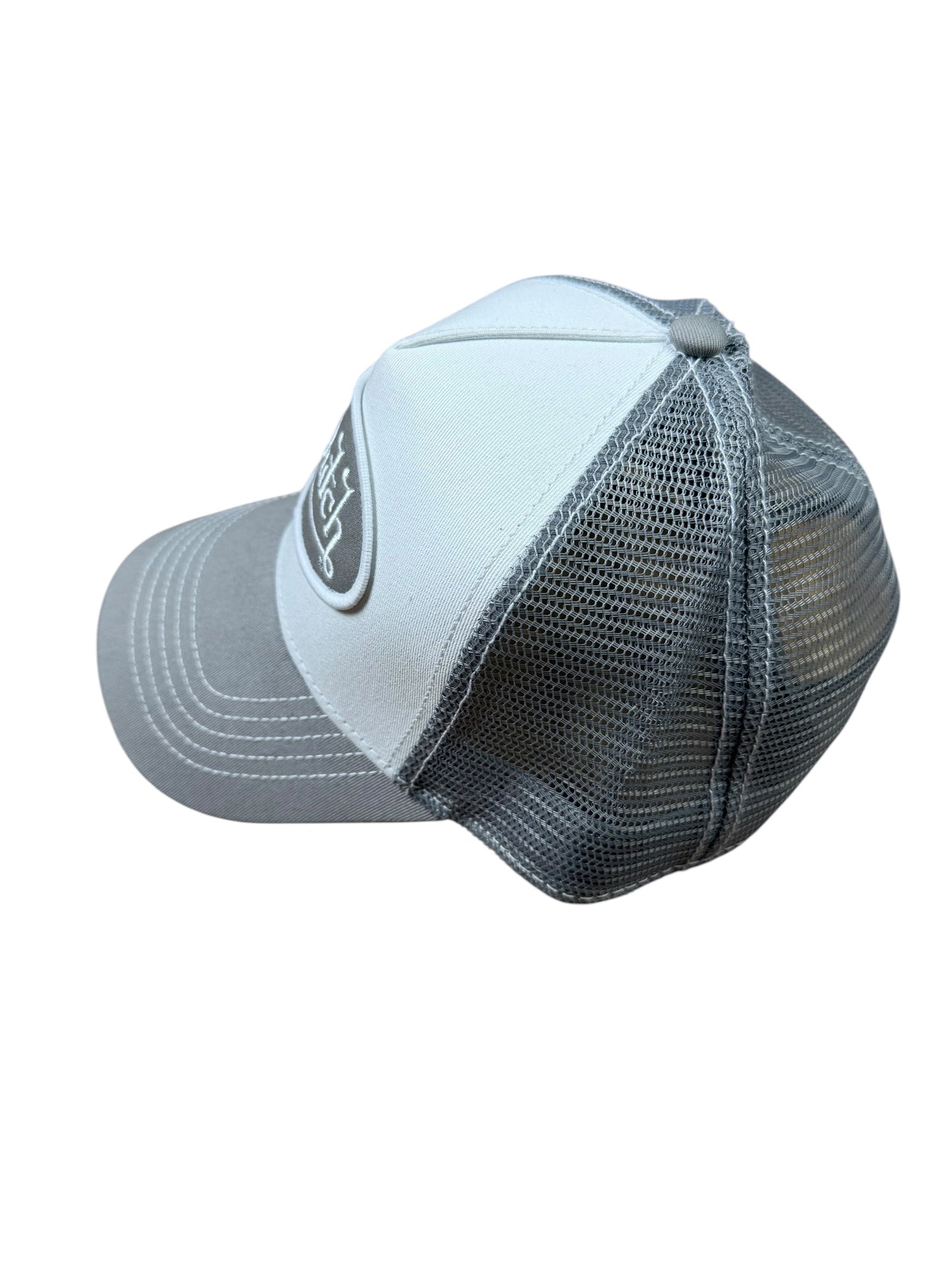 Von Dutch White and Light Grey Trucker