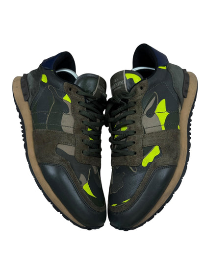 Valentino Garavani Rockrunner ‘Khaki/Neon’