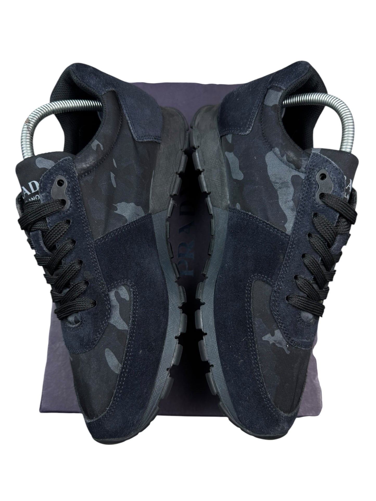 Prada Milano Navy Camo Runners