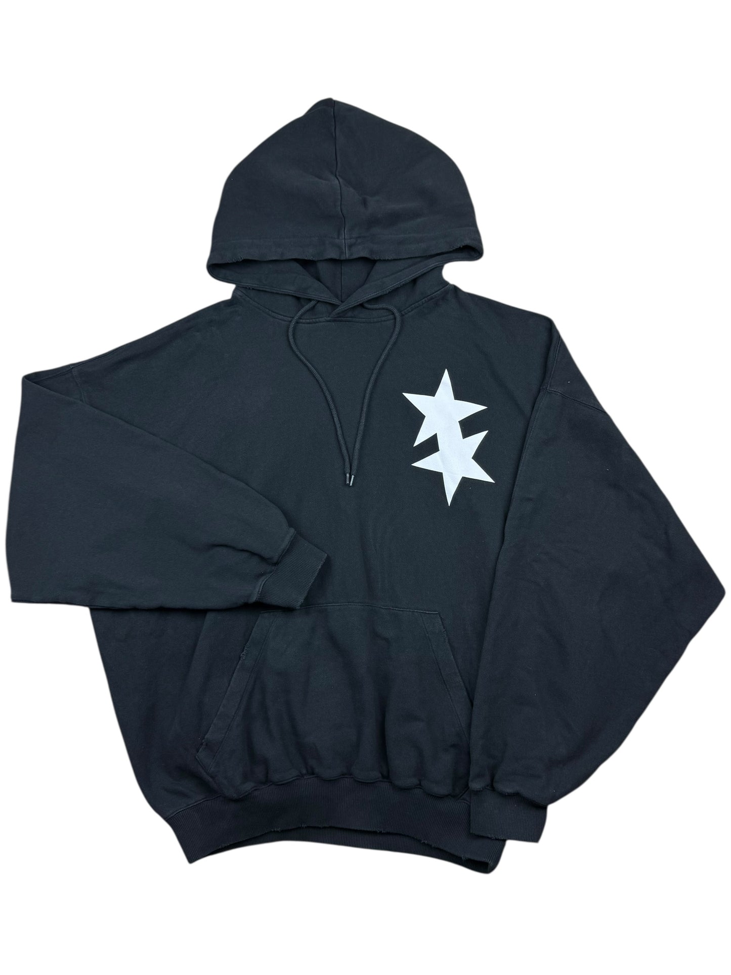 Cole Buxton Heavyweight Distressed Hoodie