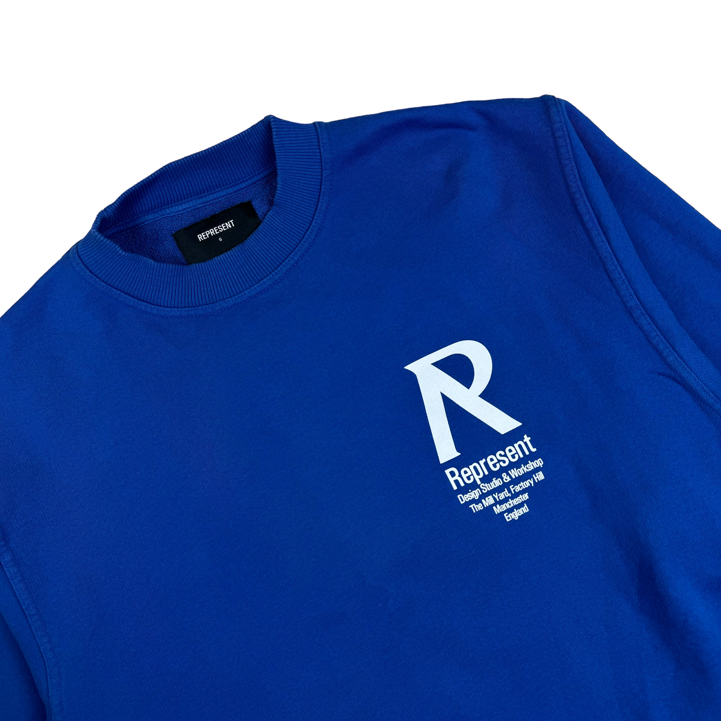 Represent Initial Sweater Cobalt Blue