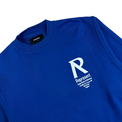 Represent Initial Sweater Cobalt Blue