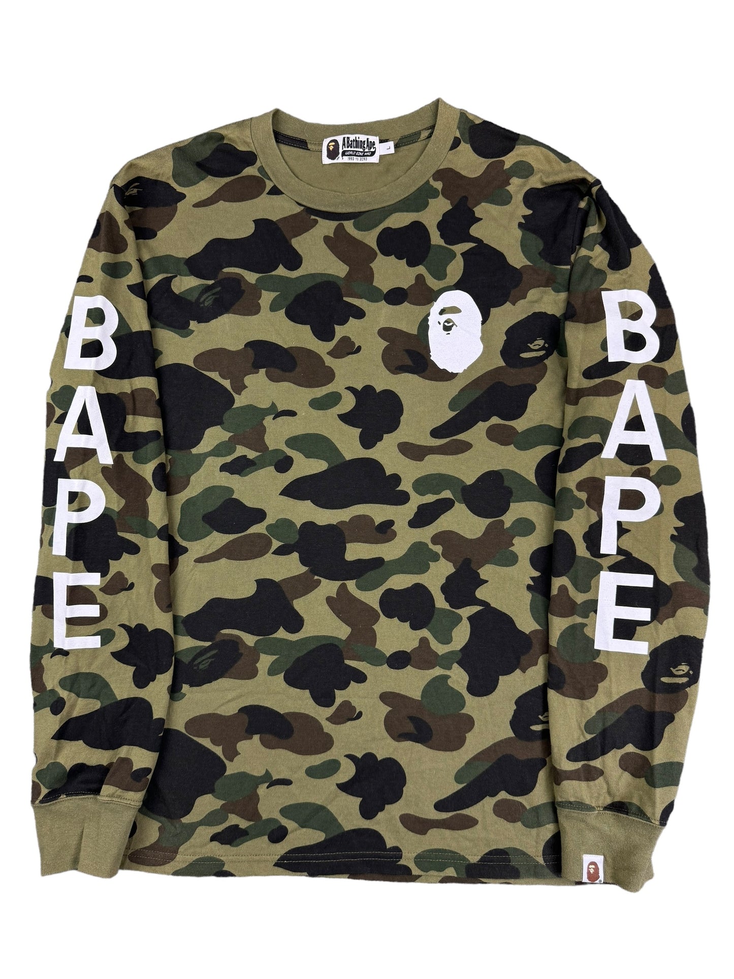 Bape A Bathing Ape Long Sleeve T-Shirt