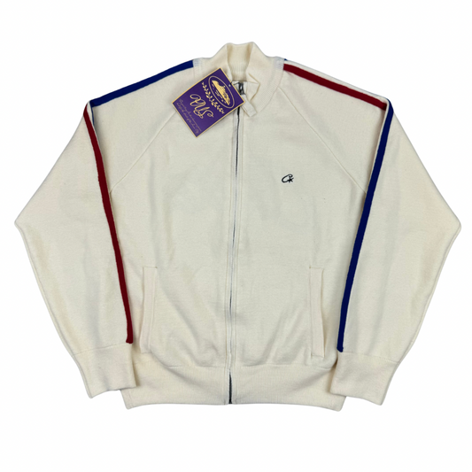 Corteiz Knit Zip Up - Off-White KO