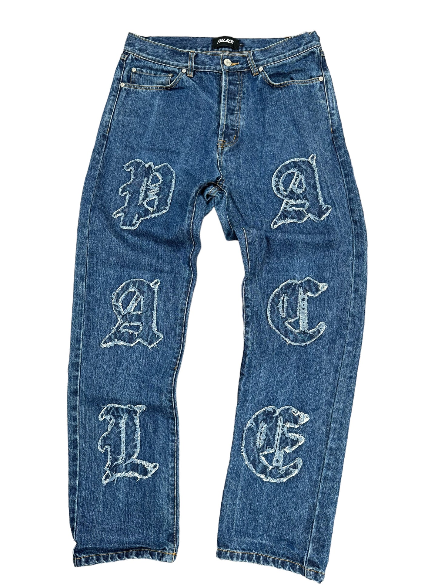 Palace Lique Denim Jean Mid Stone Wash