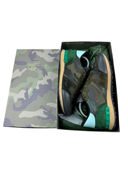 Valentino Rockrunner Camouflage Sneaker - Khaki