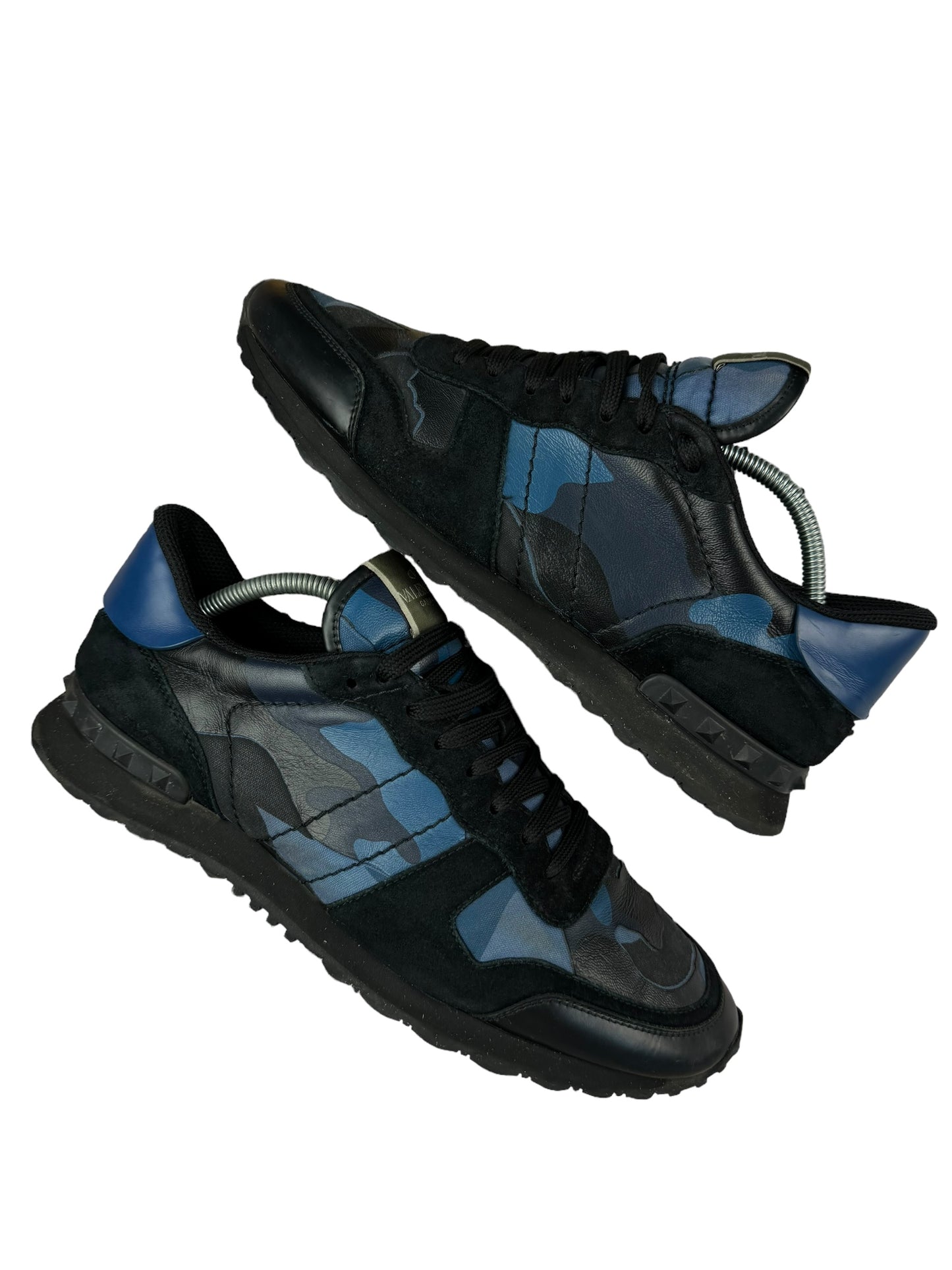 Valentino Rockrunner Camouflage Sneaker Blue/Black