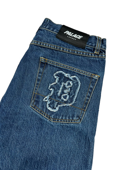 Palace Lique Denim Jean Mid Stone Wash