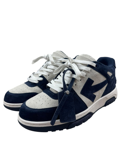 Off White Out Of Office Navy Suede