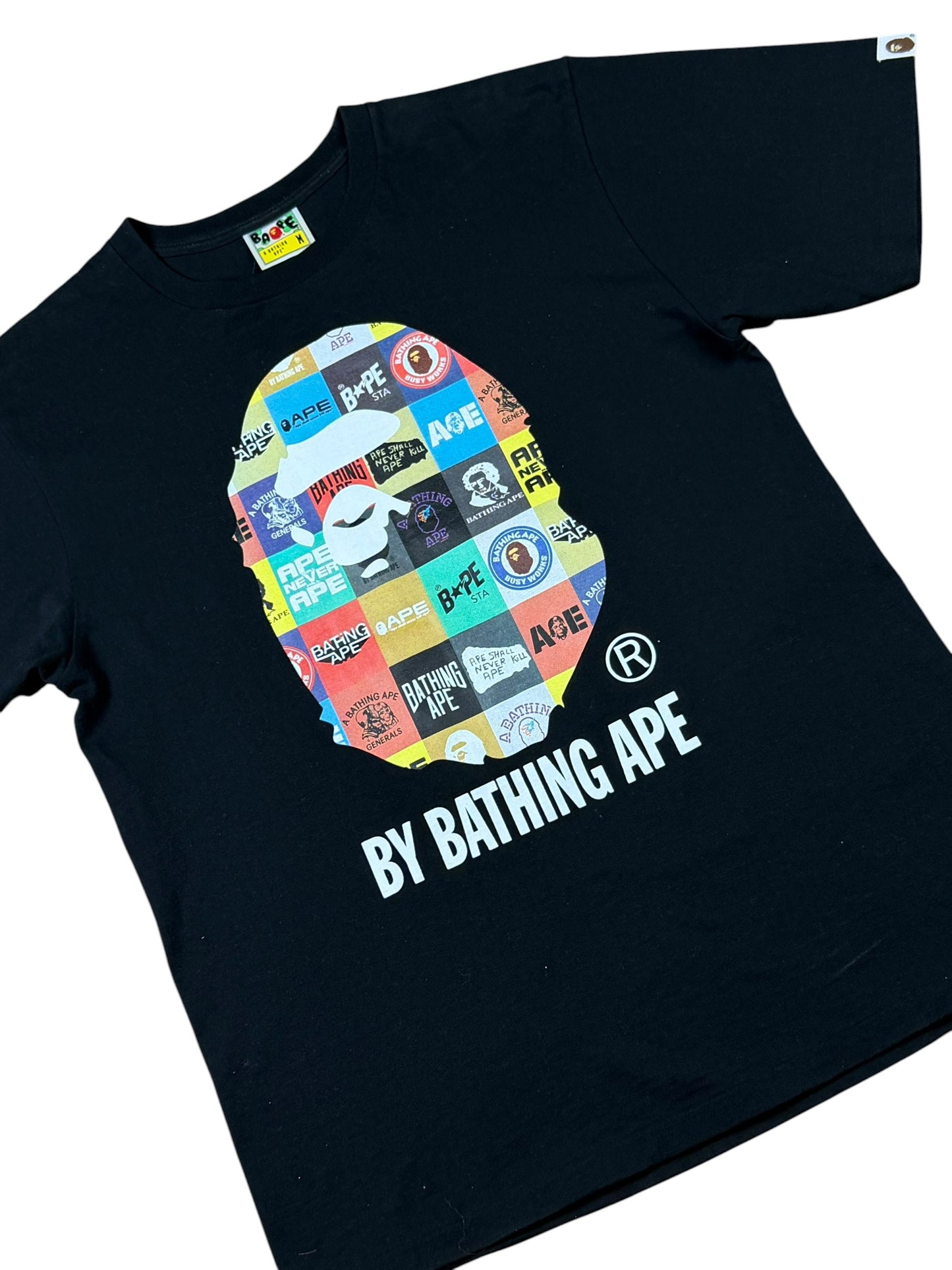 A Bathing Ape (BAPE) Patchwork Logo Tee