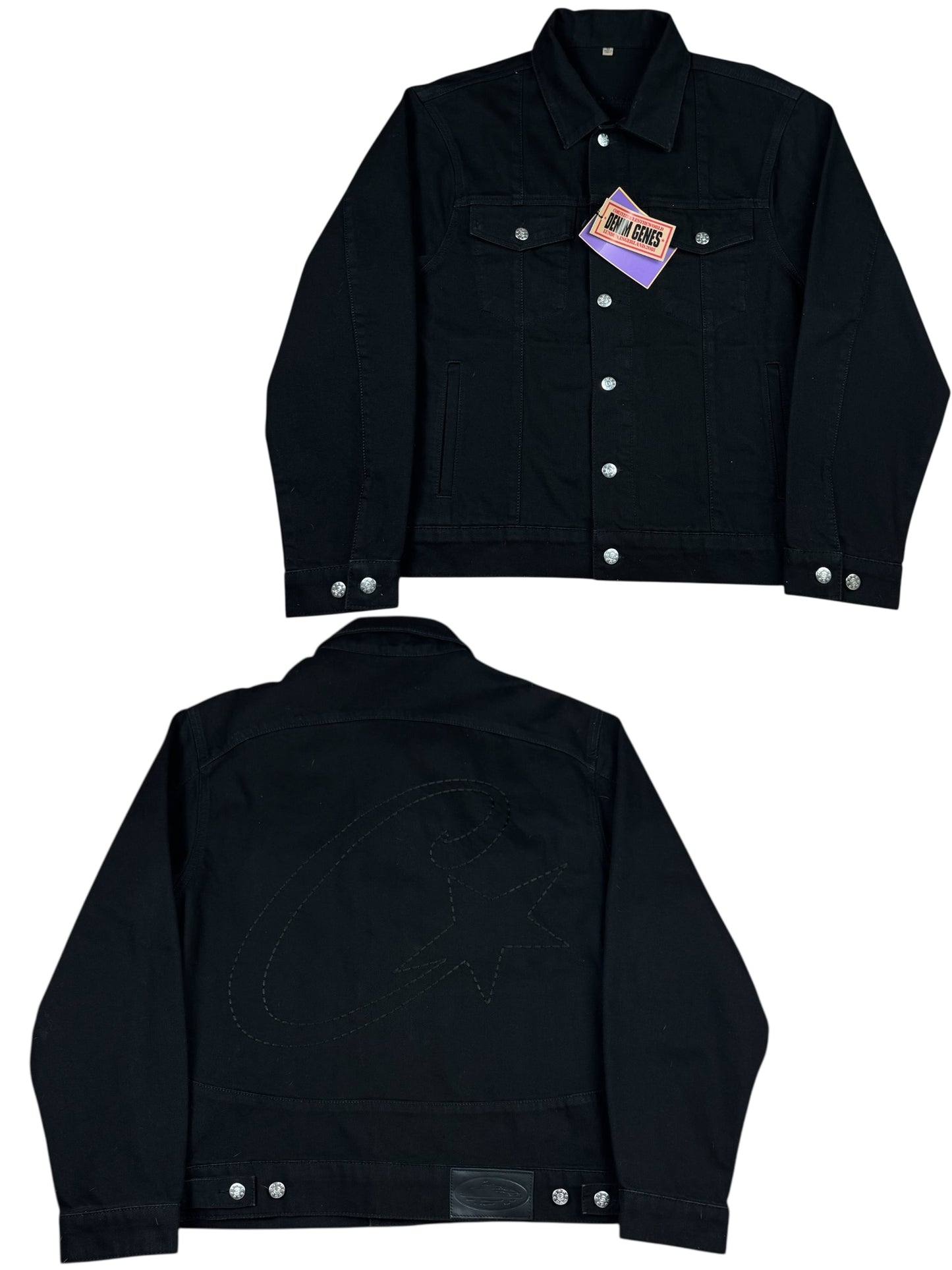 Corteiz C-Star Stitch-Down Denim Jacket