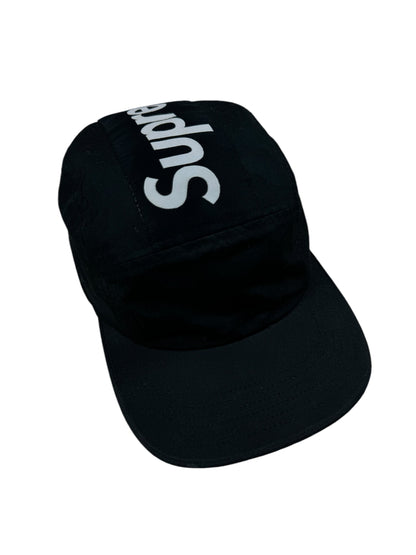 Supreme Top Stripe Camp Cap SS17 - Black