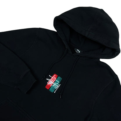 Stussy Bar Logo Appliqué Hoodie