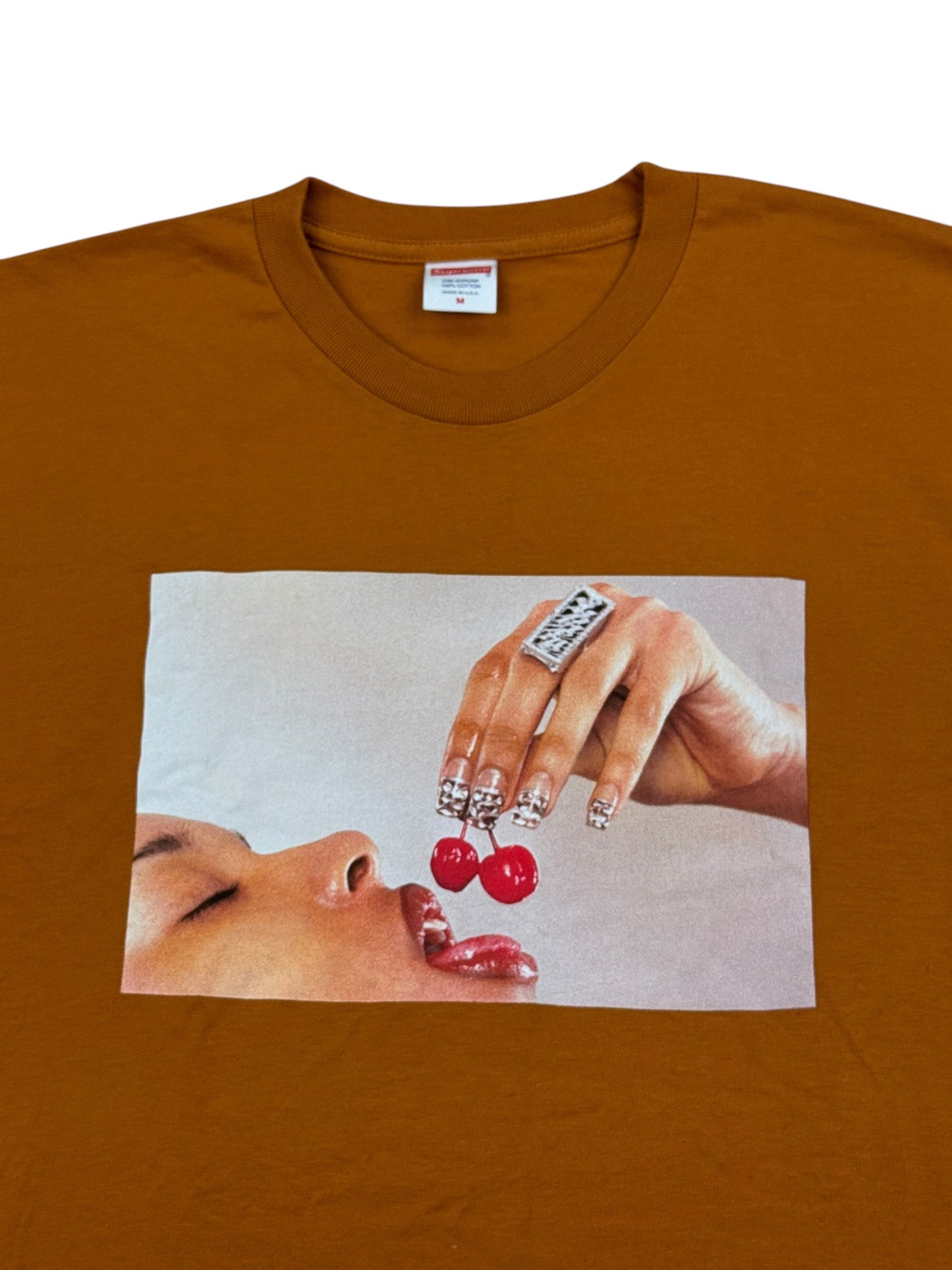 Supreme Cherries T-Shirt Burnt Orange