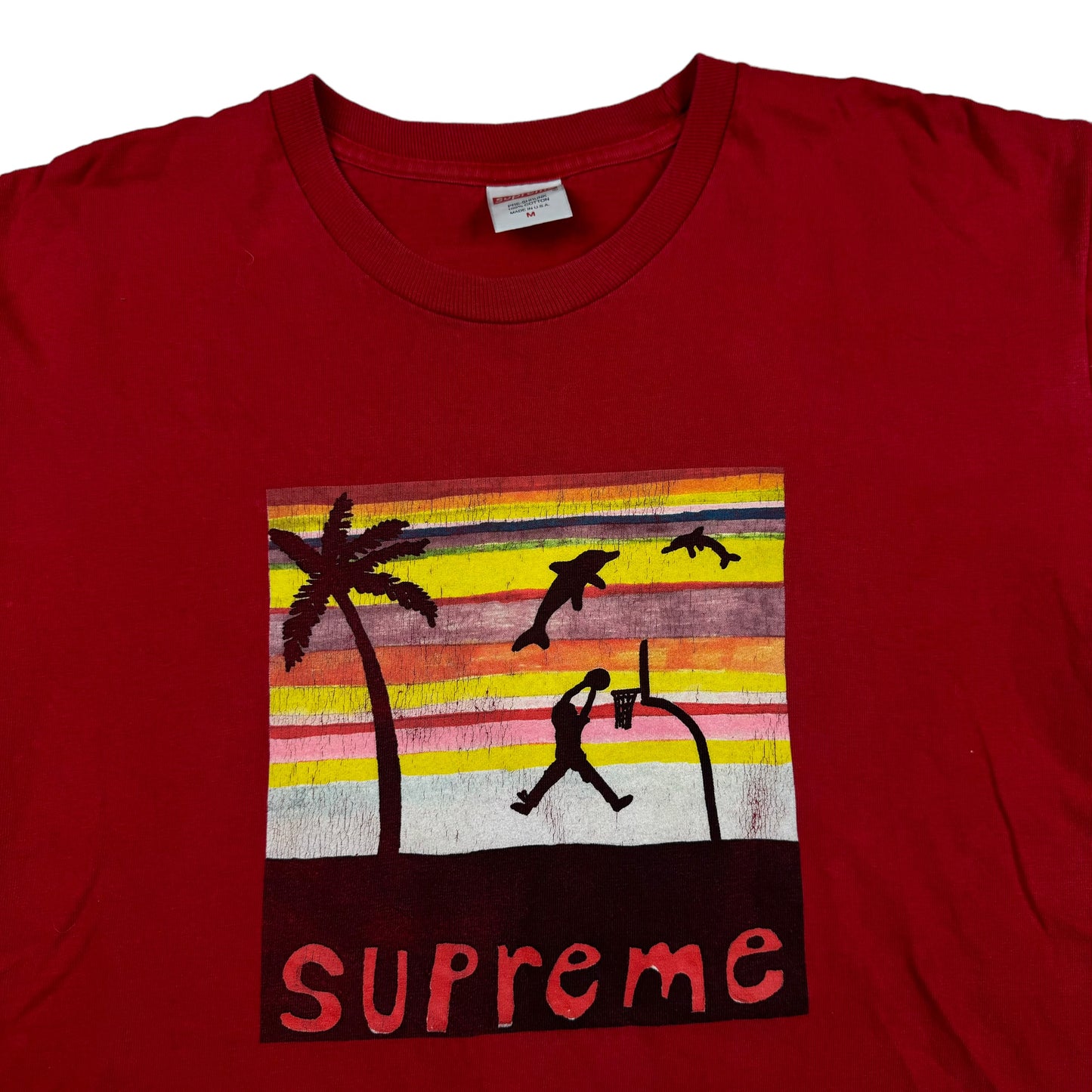 Supreme Dunk Tee SS21 Red