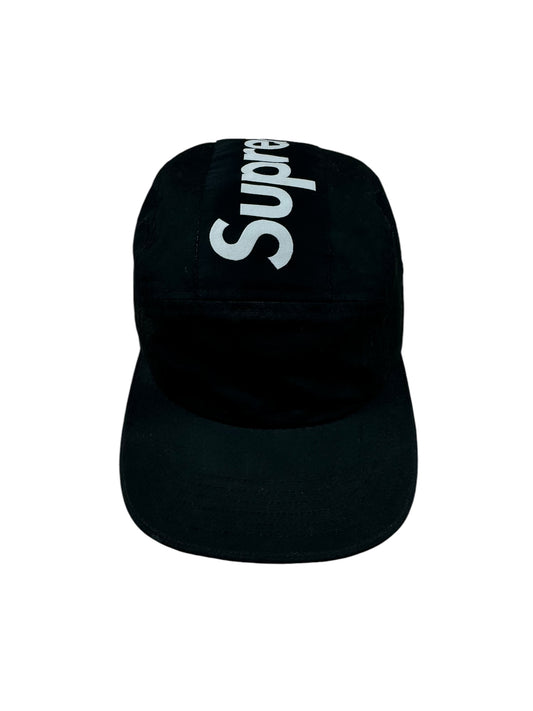 Supreme Top Stripe Camp Cap SS17 - Black