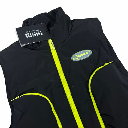 Trapstar Hyperdrive Gilet 2.0 FW22 - Black/Lime