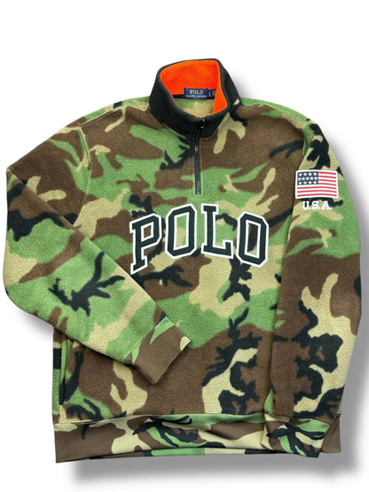 Ralph Lauren Polo Sherpa Quarter Zip Fleece