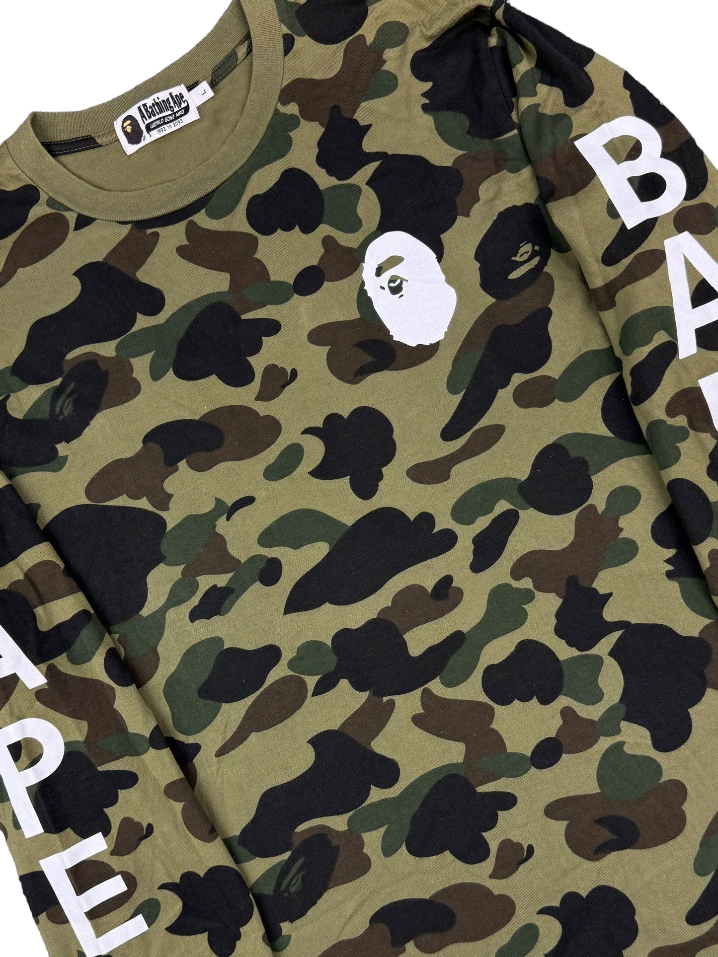 Bape A Bathing Ape Long Sleeve T-Shirt