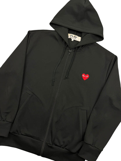 Comme Des Garçons Full Zip Hoodie ‘Black’