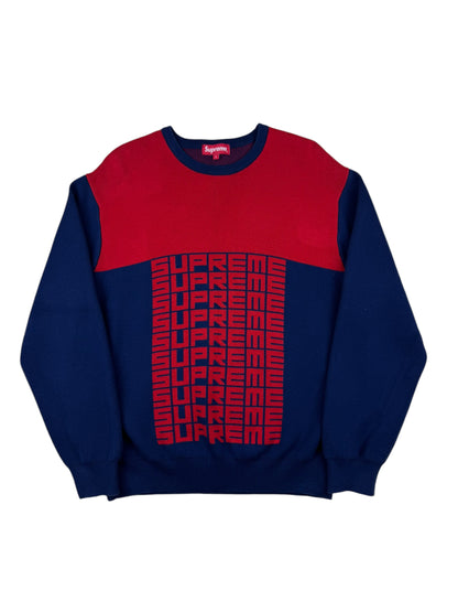 Supreme Repeat Logo Sweater FW18