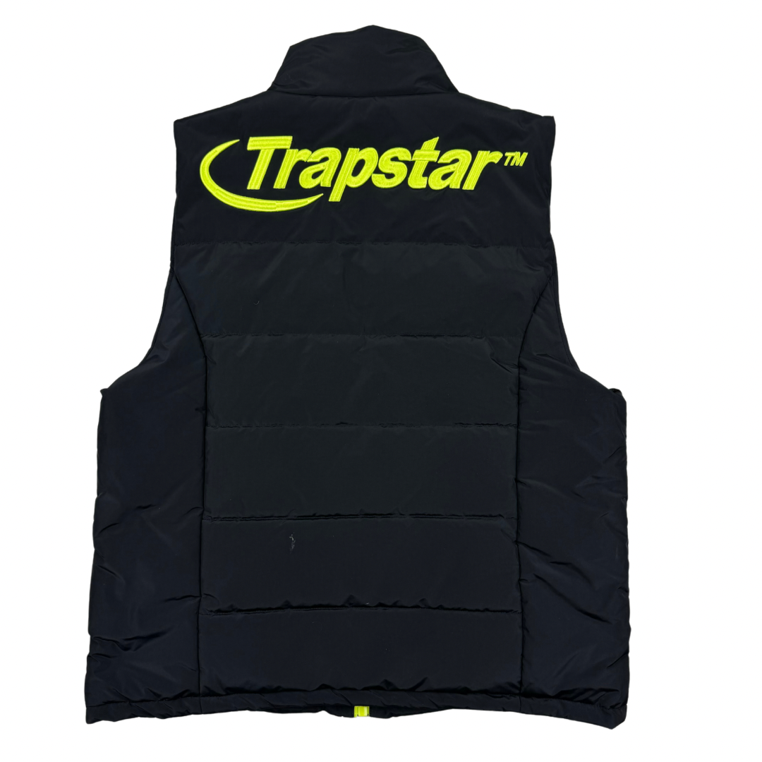 Trapstar Hyperdrive Gilet 2.0 FW22 - Black/Lime