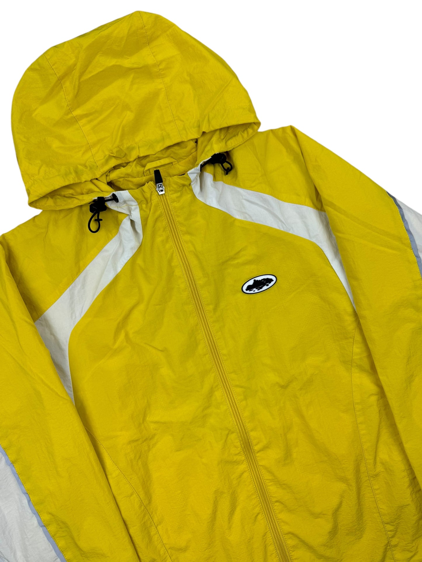 Corteiz RTW Spring Windbreaker Jacket - Yellow/White