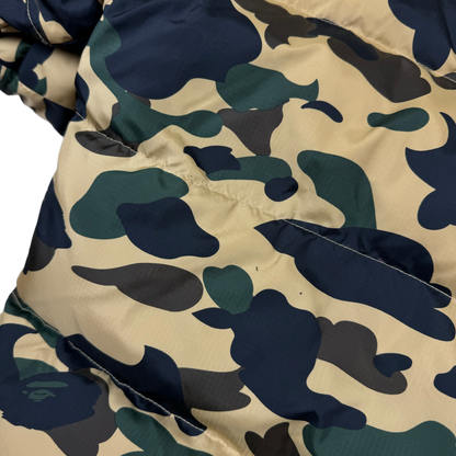 A Bathing Ape 1st Camo Full Zip Puffer Jacket