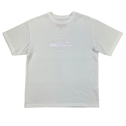 Corteiz Heavyweight Waffle T-Shirt - White/White