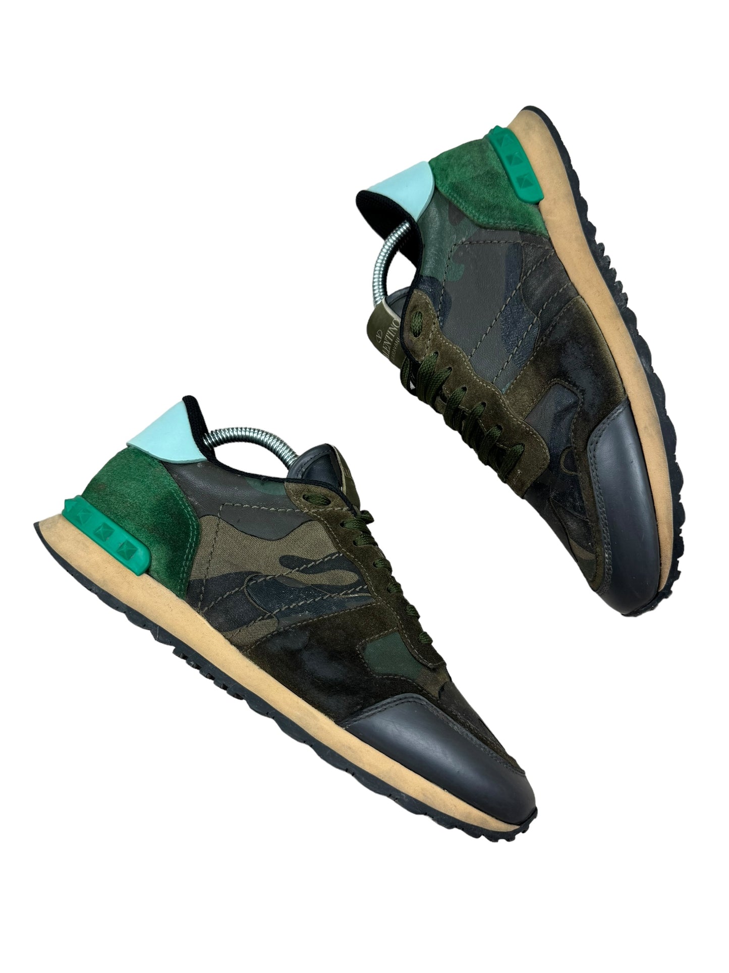 Valentino Rockrunner Camouflage Sneaker - Khaki