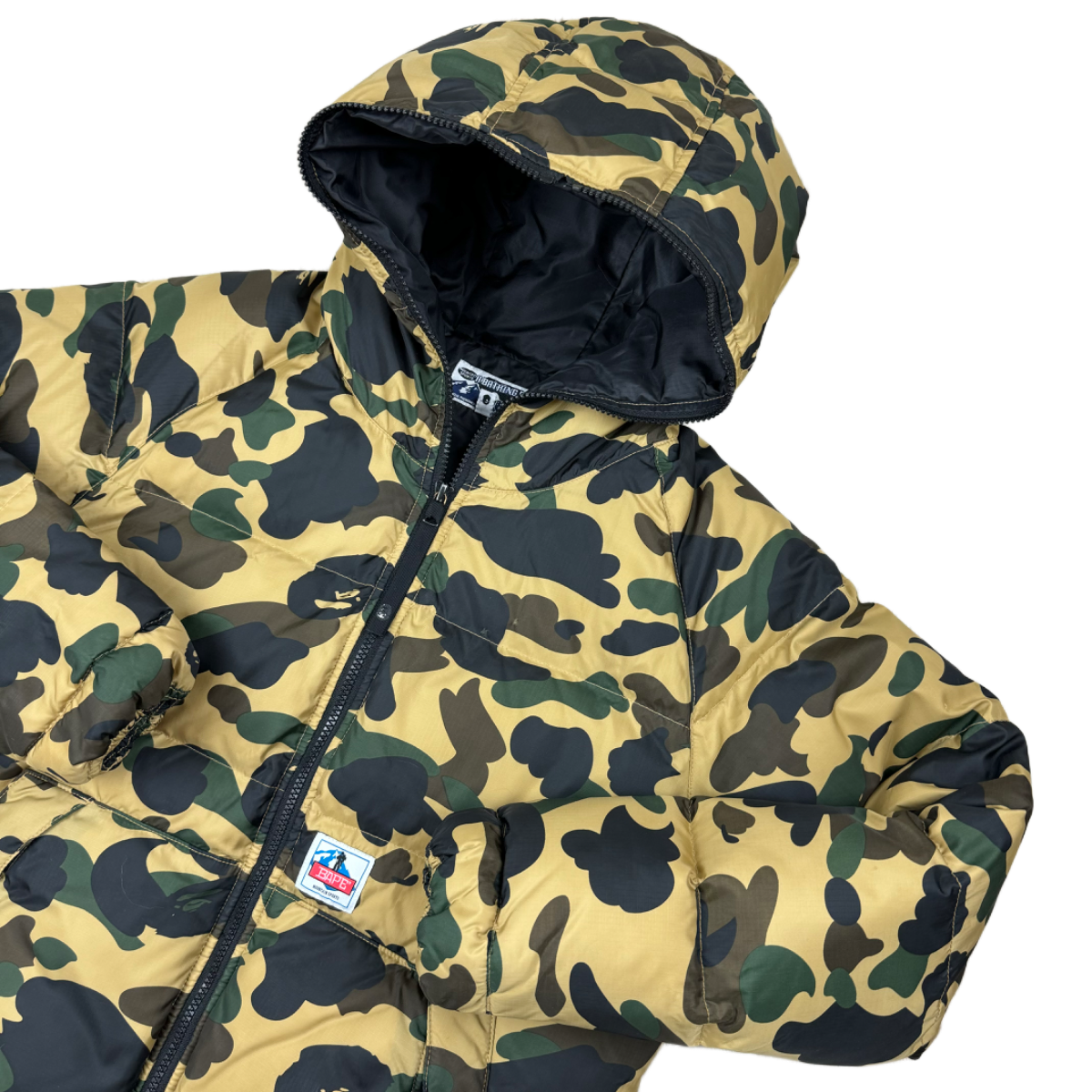 A Bathing Ape 1st Camo Full Zip Puffer Jacket