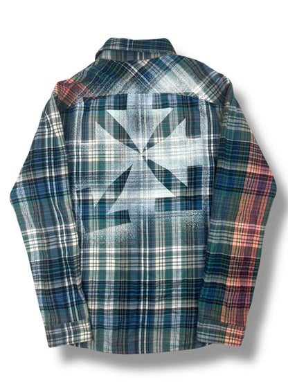 Off White Stencil Arrows Check Shirt