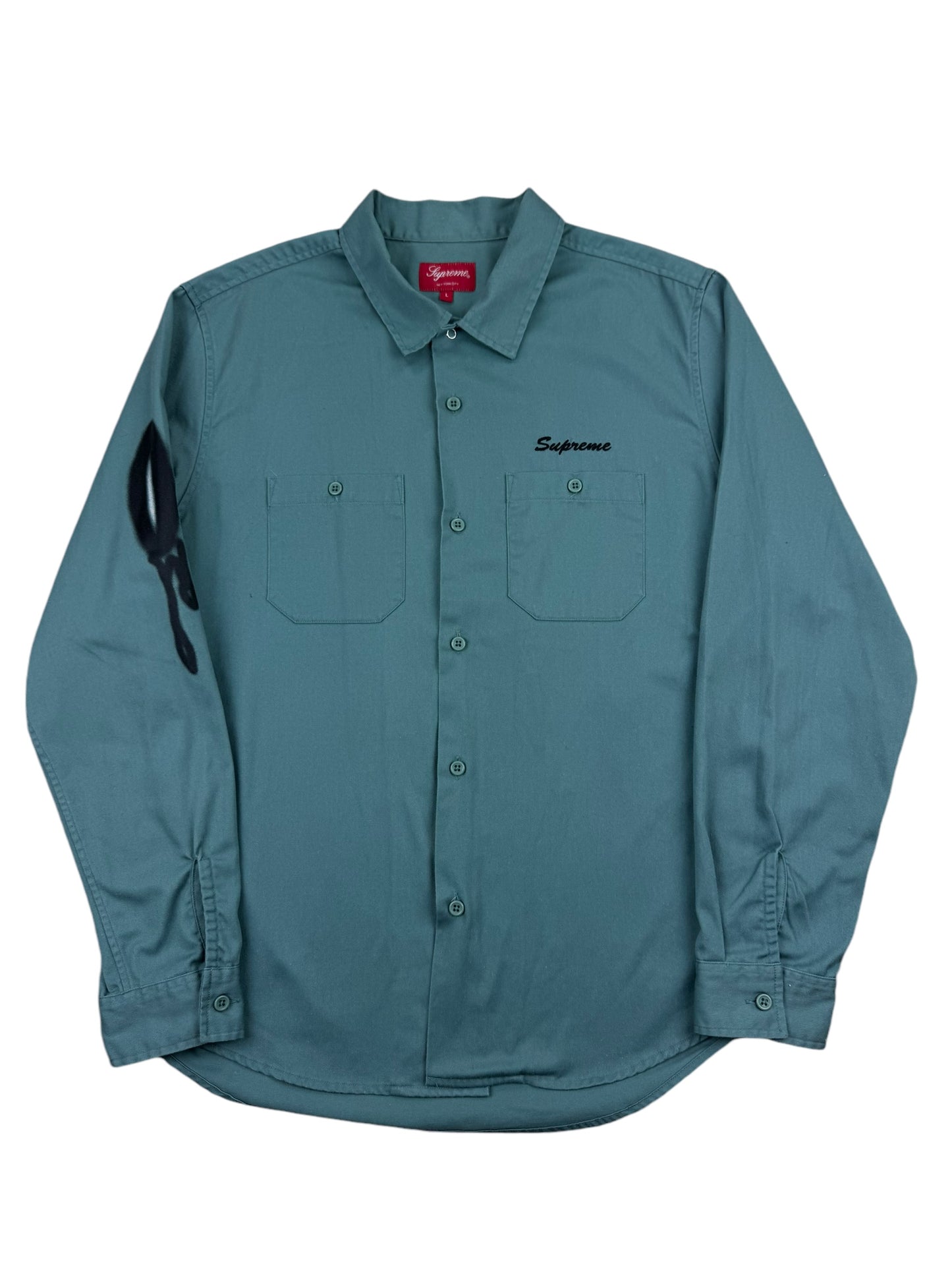 Supreme Rose Work Shirt FW18