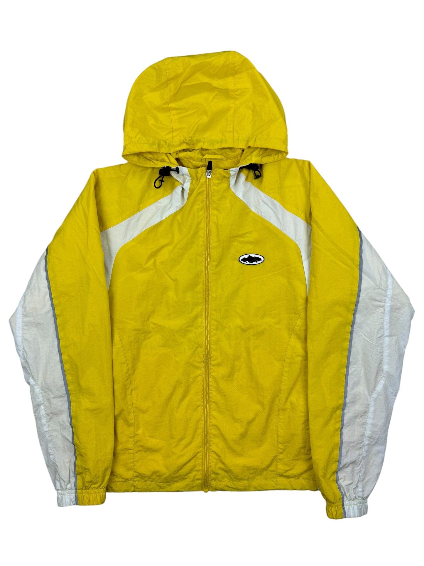 Corteiz RTW Spring Windbreaker Jacket - Yellow/White