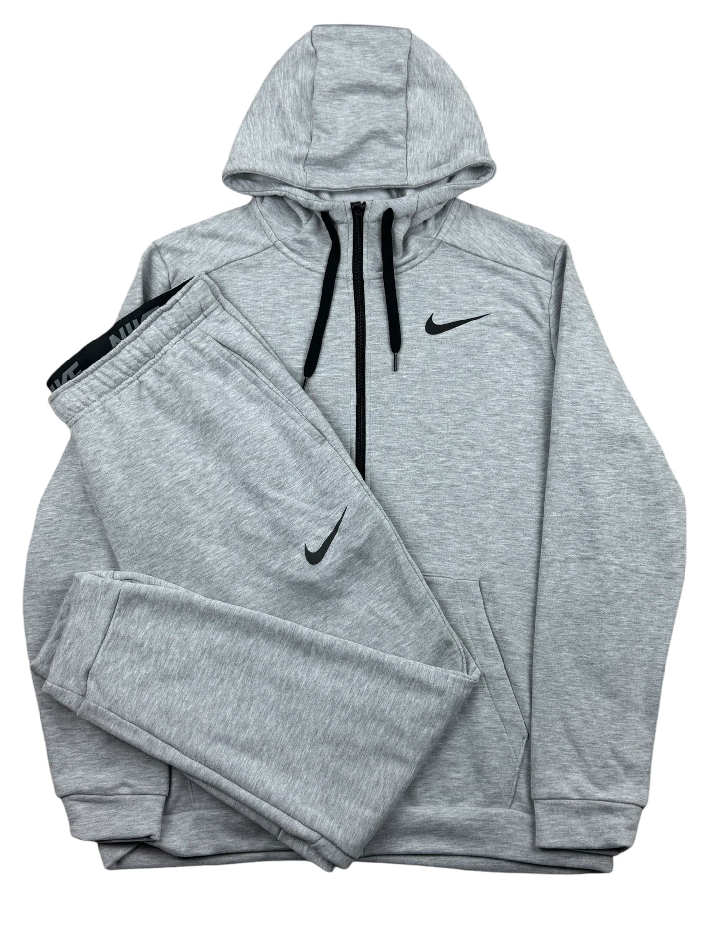 Nike Therma Fleece Dri-Fit Tracksuit Grey