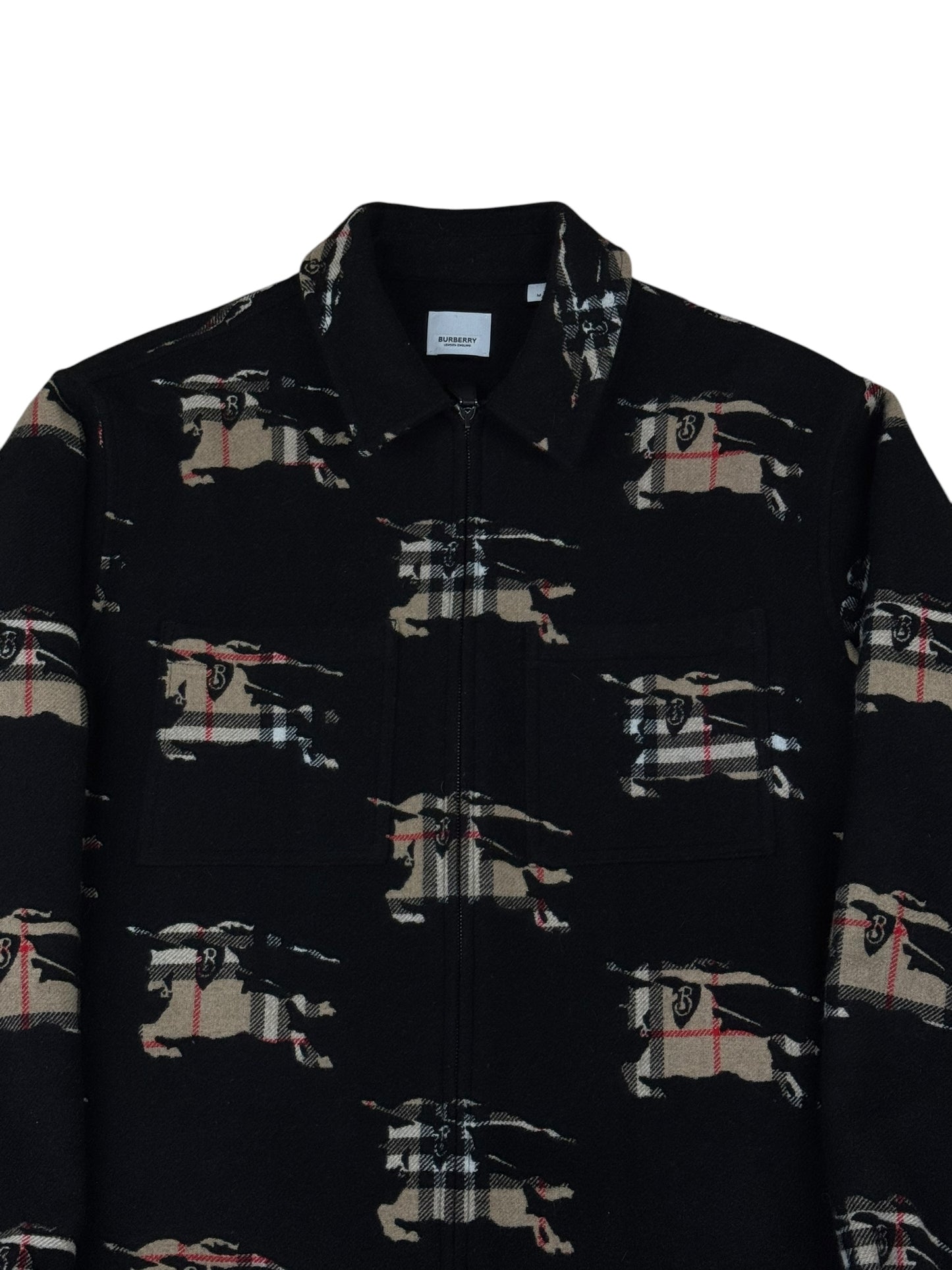Burberry Paterson EKD Zip Wool Overshirt