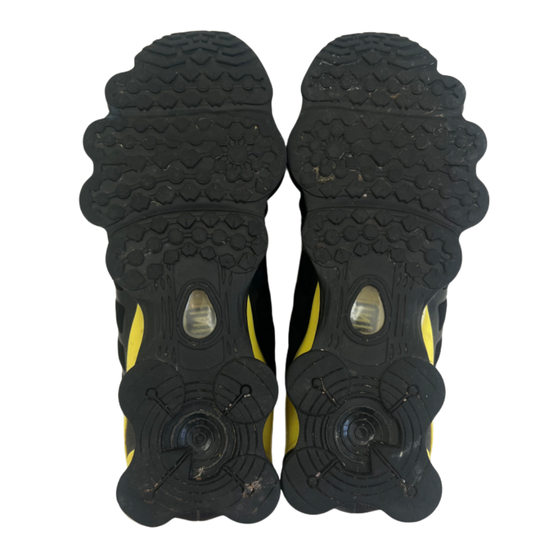 Nike Shox TL Black Dynamic Yellow Metallic Silver